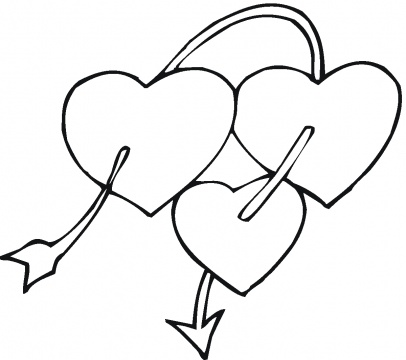 Heart Coloring Picture 2