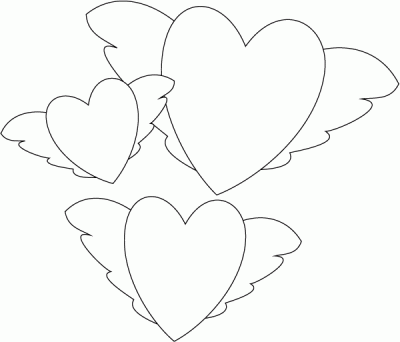 Heart Coloring Picture 4
