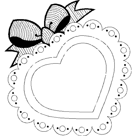 Heart Coloring Picture 7