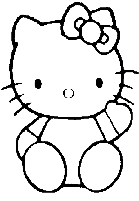 Hello Kitty Coloring Picture 11