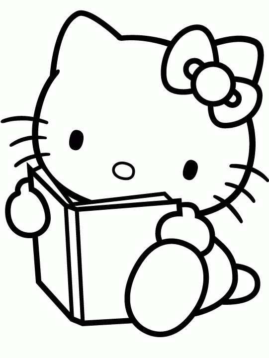 Hello Kitty Coloring Picture 3