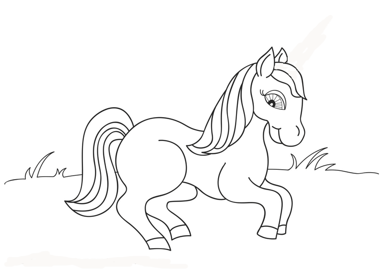 Horse Coloring Picture 10