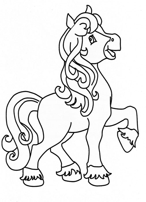 Horse Coloring Picture 8