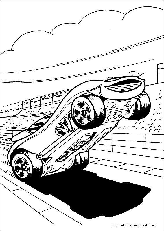 Hot Wheels Coloring Picture 1