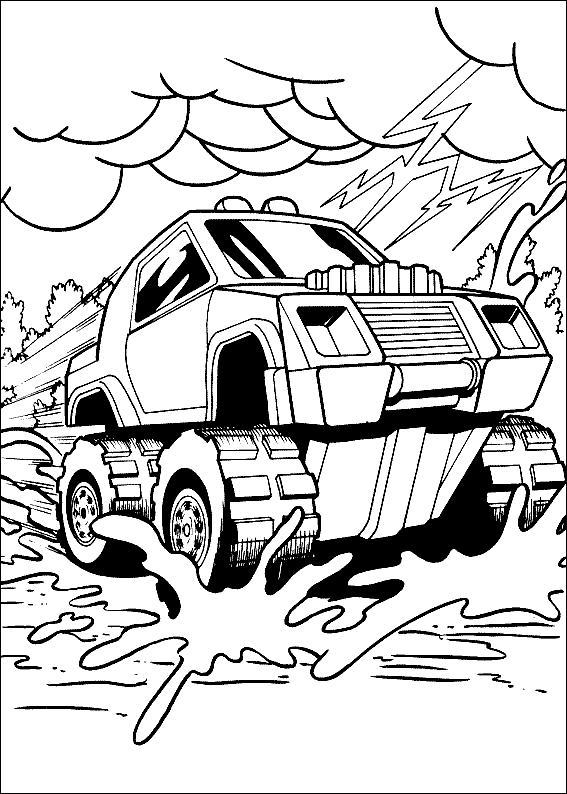 Hot Wheels Coloring Picture 11