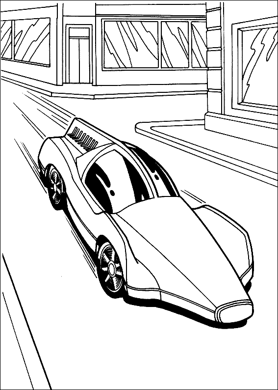 Hot Wheels Coloring Picture 6