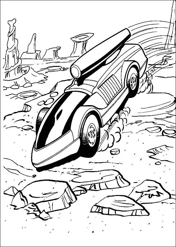 Hot Wheels Coloring Picture 9