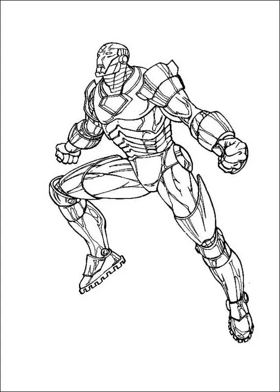 Iron Man Coloring Picture 10