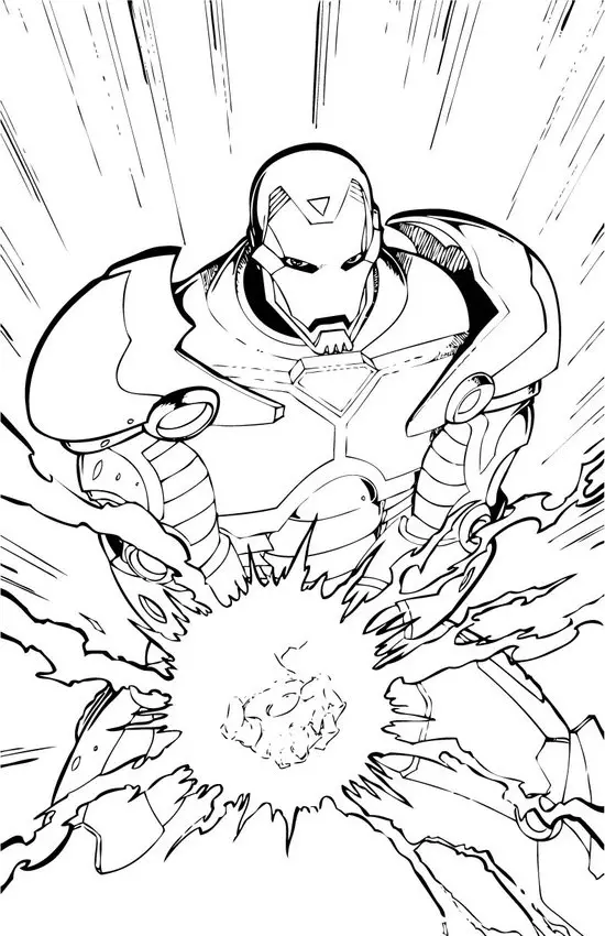 Iron Man Coloring Picture 3
