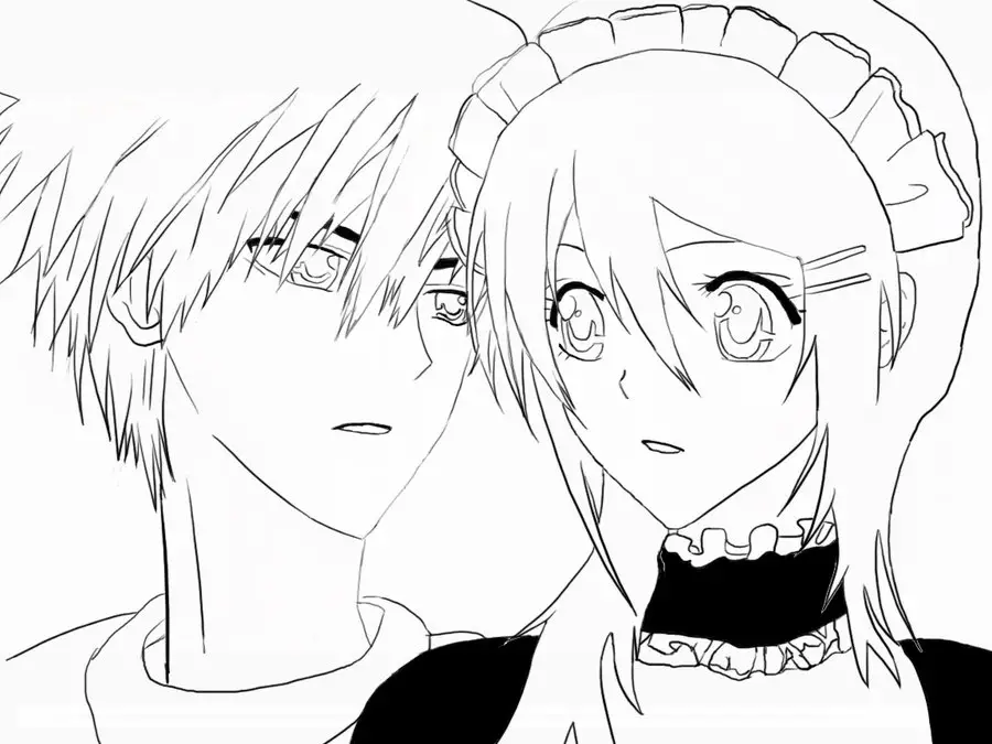 Maid Sama Coloring Picture 6
