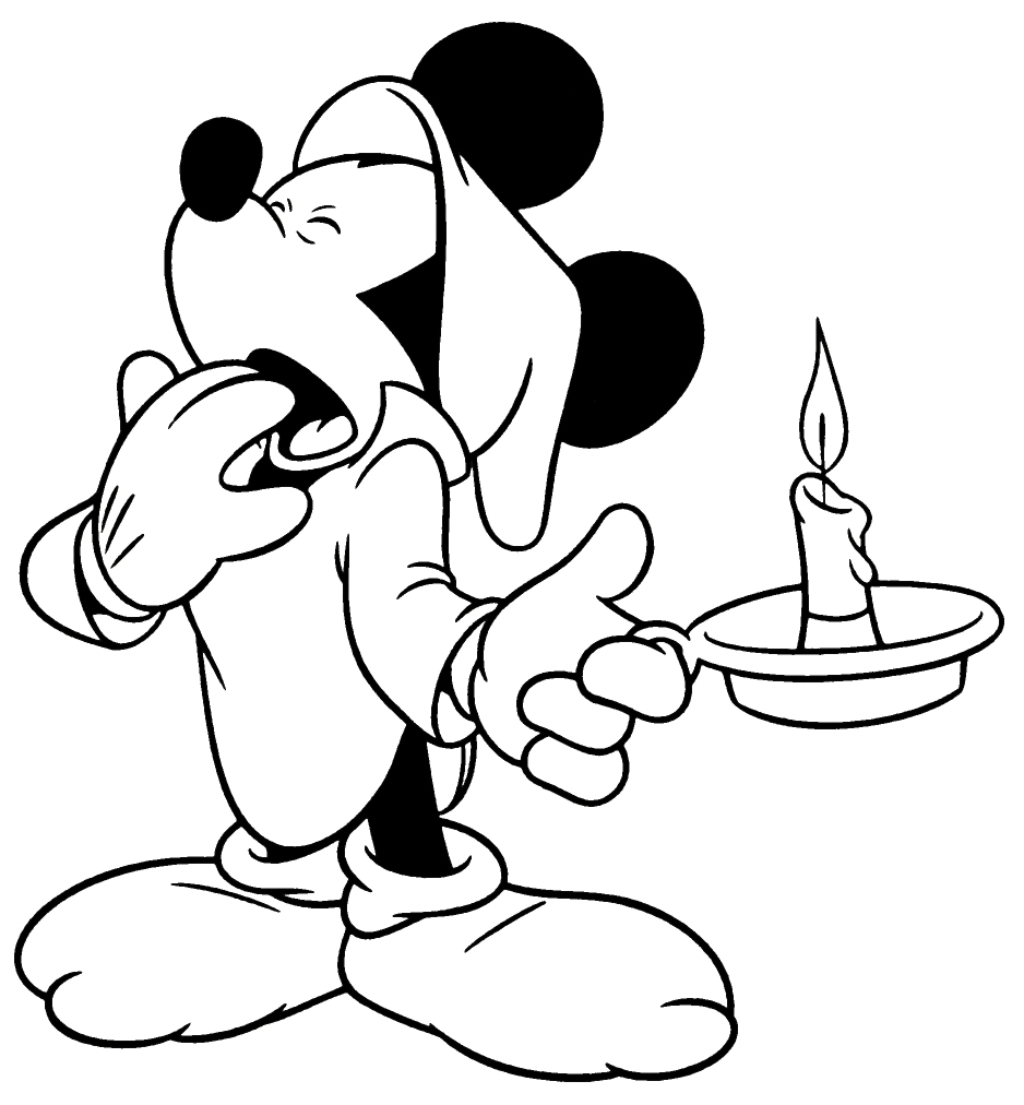 Mickey Mouse Coloring Picture 11