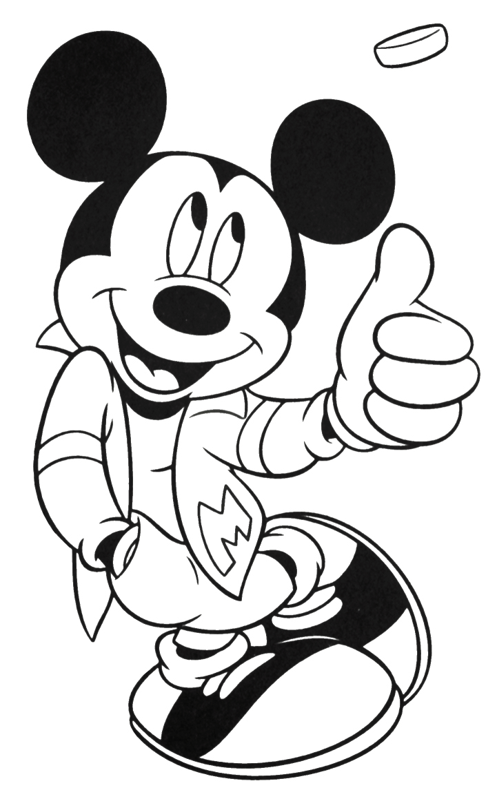 Mickey Mouse Coloring Picture 12
