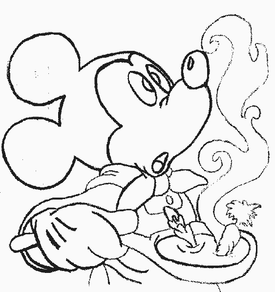 Mickey Mouse Coloring Picture 3