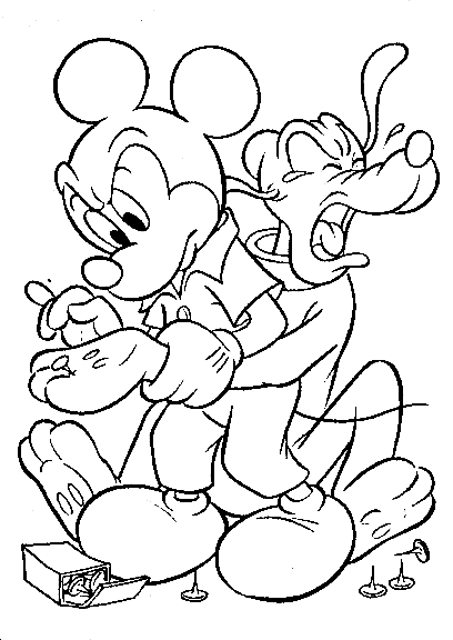 Mickey Mouse Coloring Picture 6