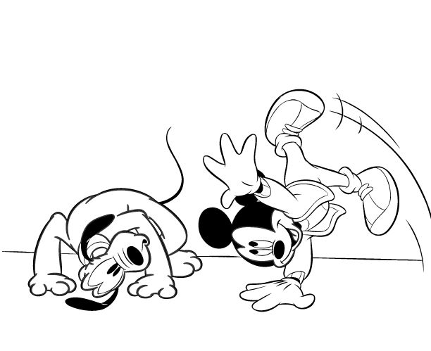 Mickey Mouse Coloring Picture 7