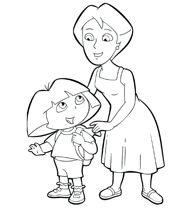 Mothers Day Coloring Picture 5