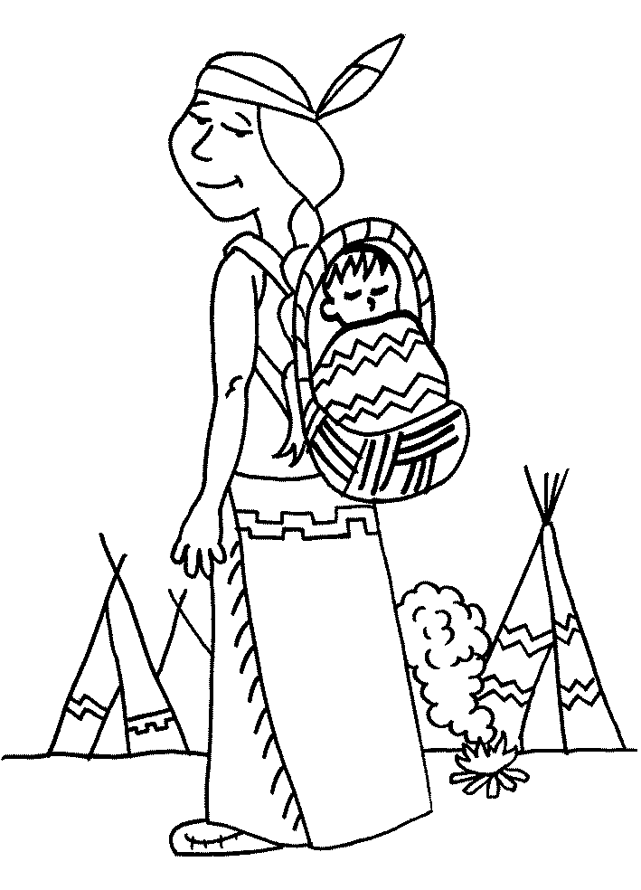 Mothers Day Coloring Picture 8