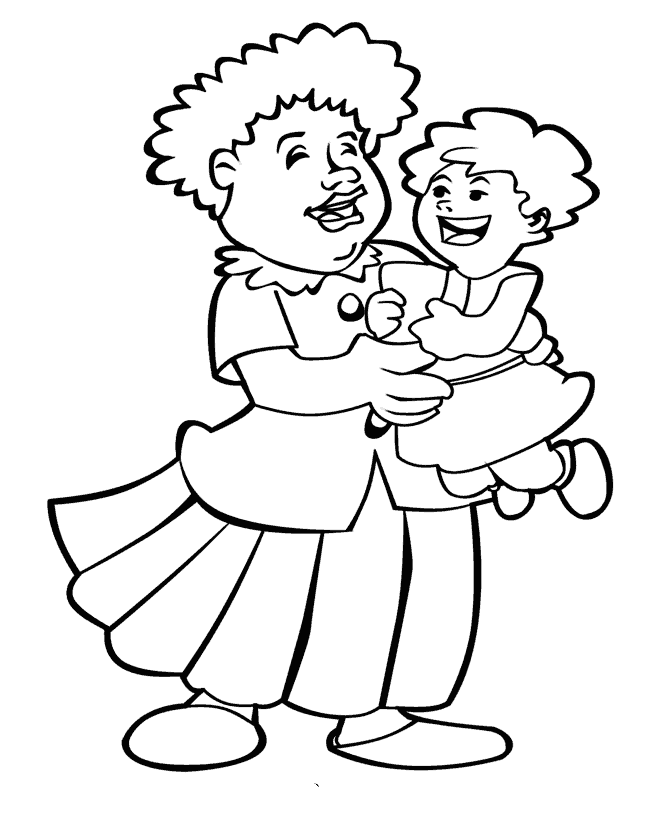 Mothers Day Coloring Picture 9