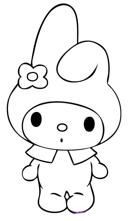 My Melody Coloring Picture 11