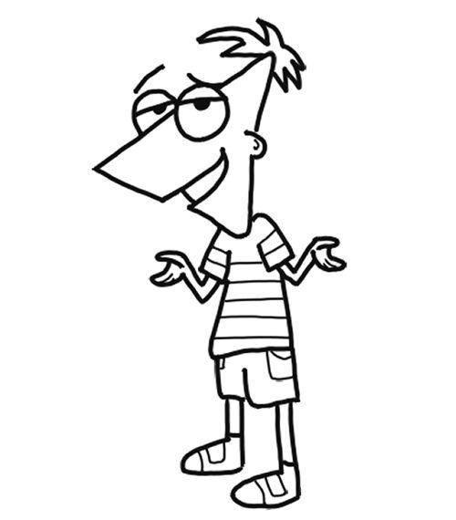 Phineas and Ferb Coloring Picture 4