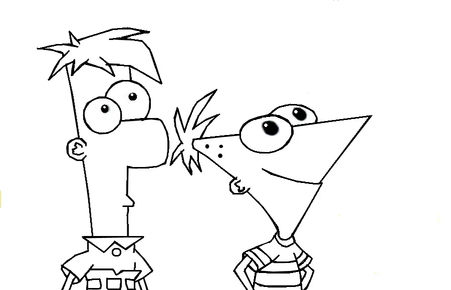 Phineas and Ferb Coloring Picture 8