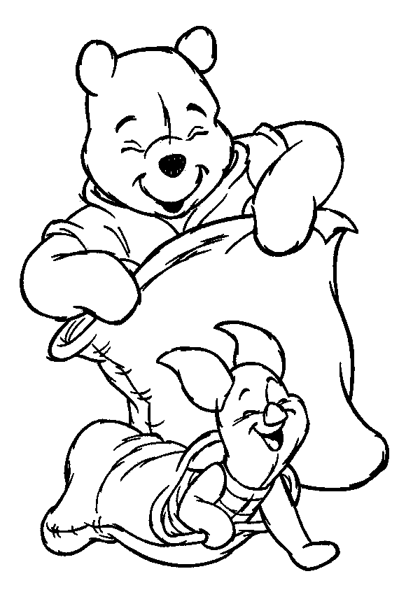 Pooh Bear Coloring Picture 10