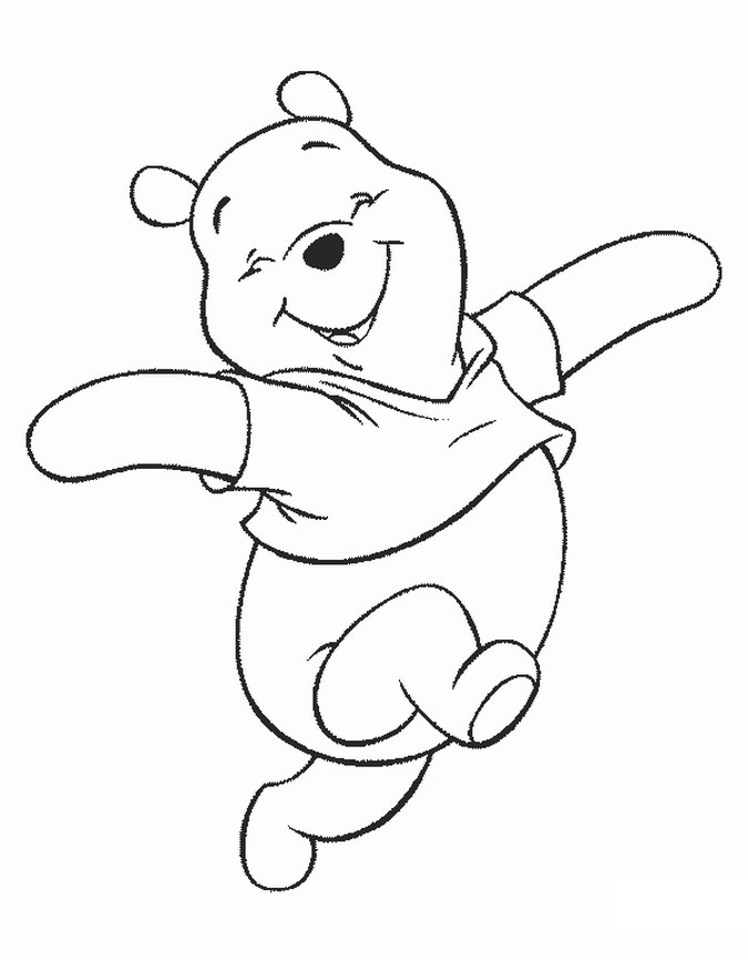 Pooh Bear Coloring Picture 3