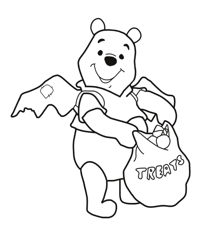 Pooh Coloring Picture 3