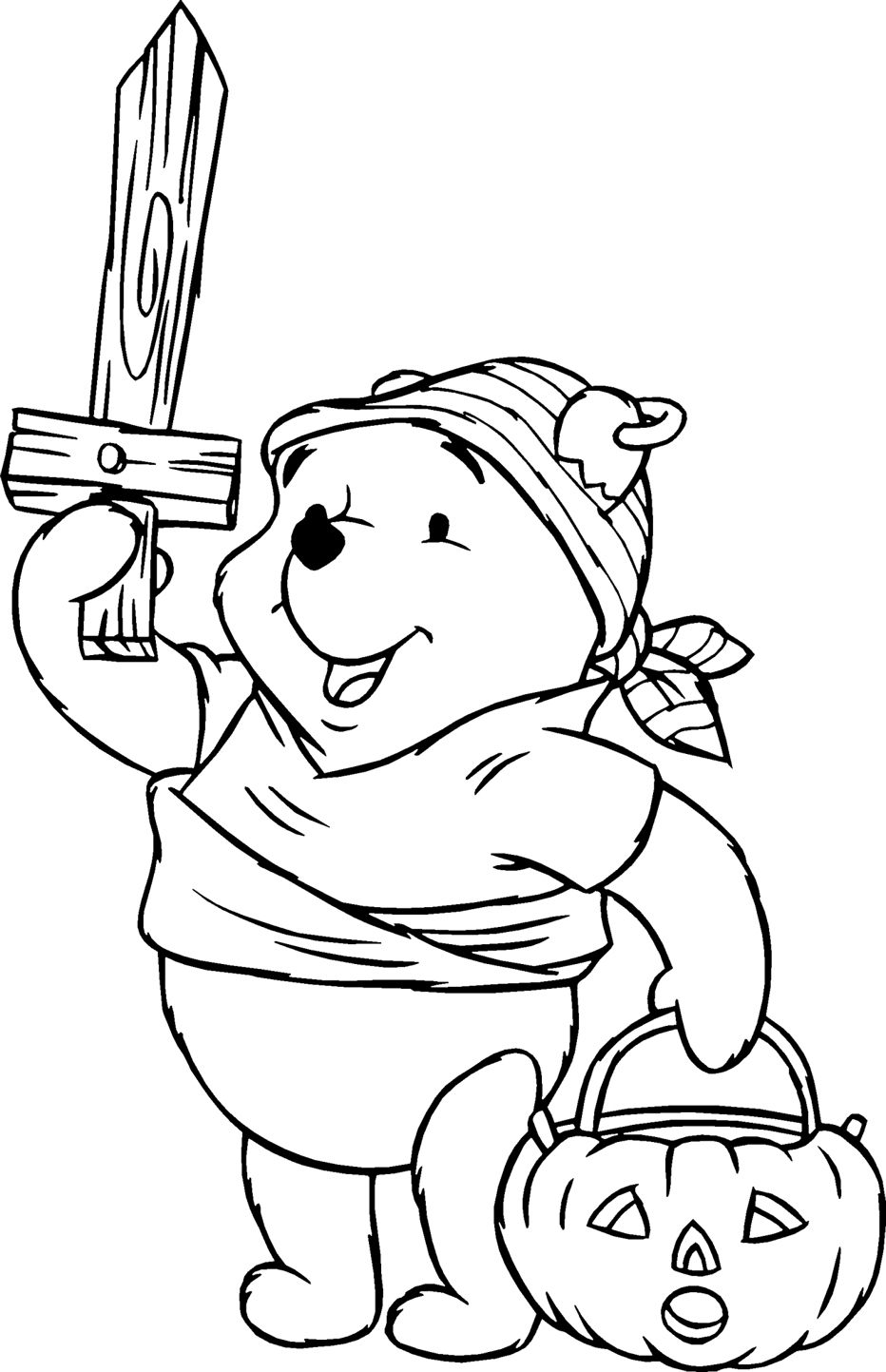 Pooh Coloring Picture 5