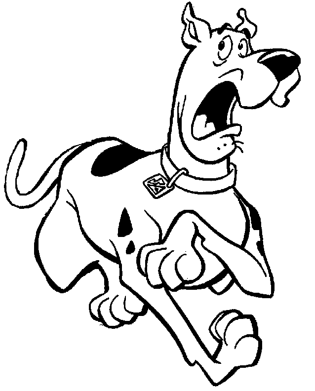 Scooby Doo Coloring Picture 10
