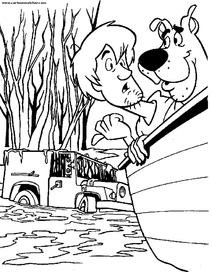 Scooby Doo Coloring Picture 3