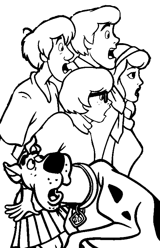 Scooby Doo Coloring Picture 4