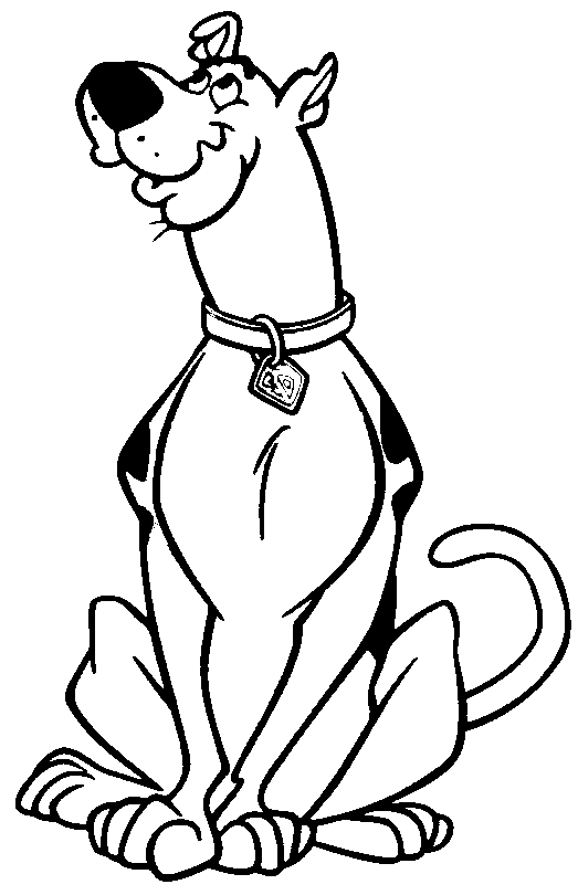 Scooby Doo Coloring Picture 5
