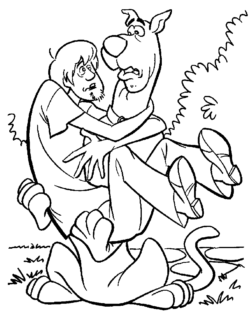 Scooby Doo Coloring Picture 8