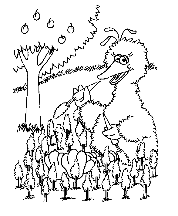 Sesame Street Coloring Picture 2