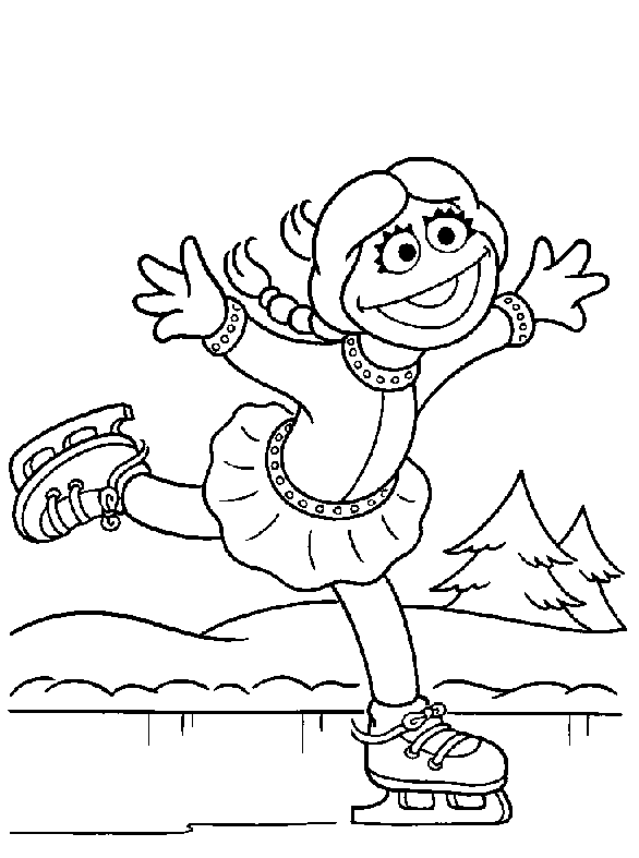 Sesame Street Coloring Picture 3