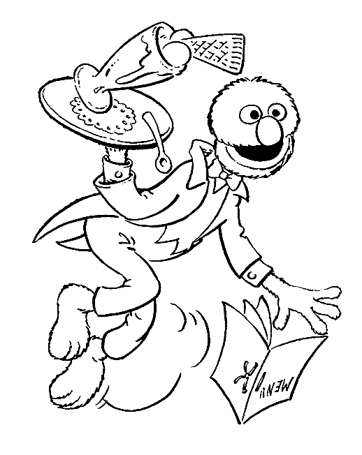 Sesame Street Coloring Picture 6