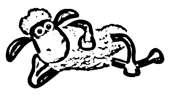 Shaun The Sheep Coloring Picture 1