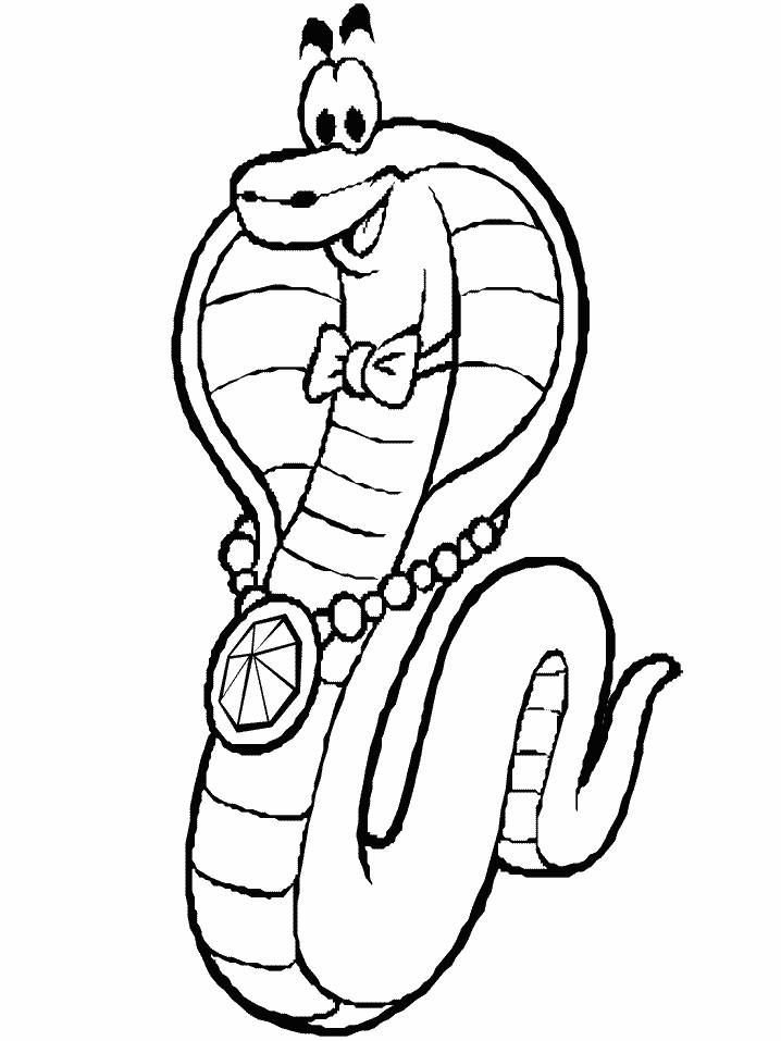 Snake Coloring Picture 11