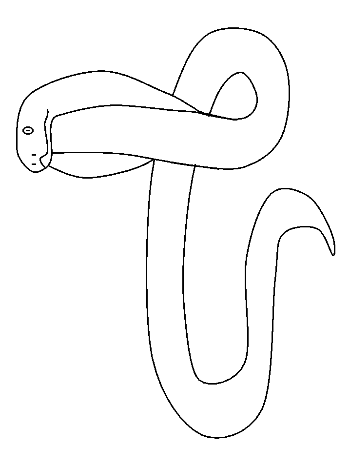 Snake Coloring Picture 5