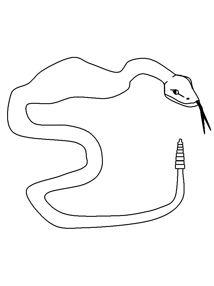 Snake Coloring Picture 9