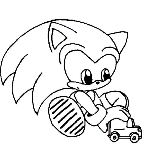 Sonic Coloring Picture 2