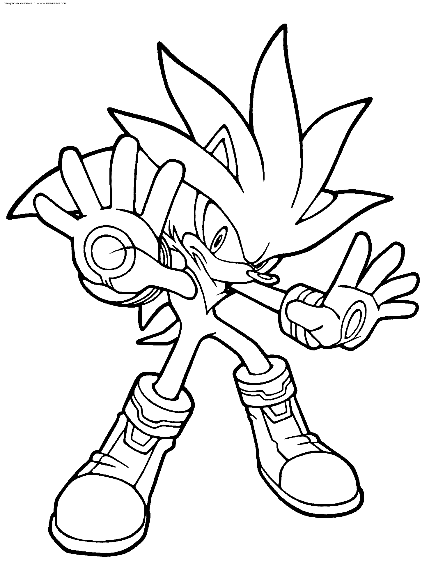 Sonic Coloring Picture 3