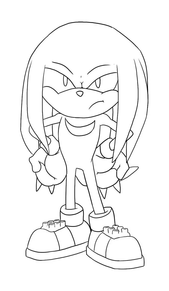 Sonic Coloring Picture 6