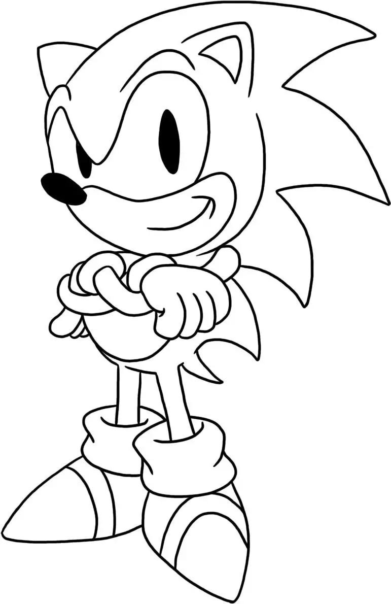 Sonic Coloring Picture 9