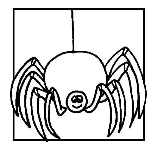 Spider Coloring Picture 10