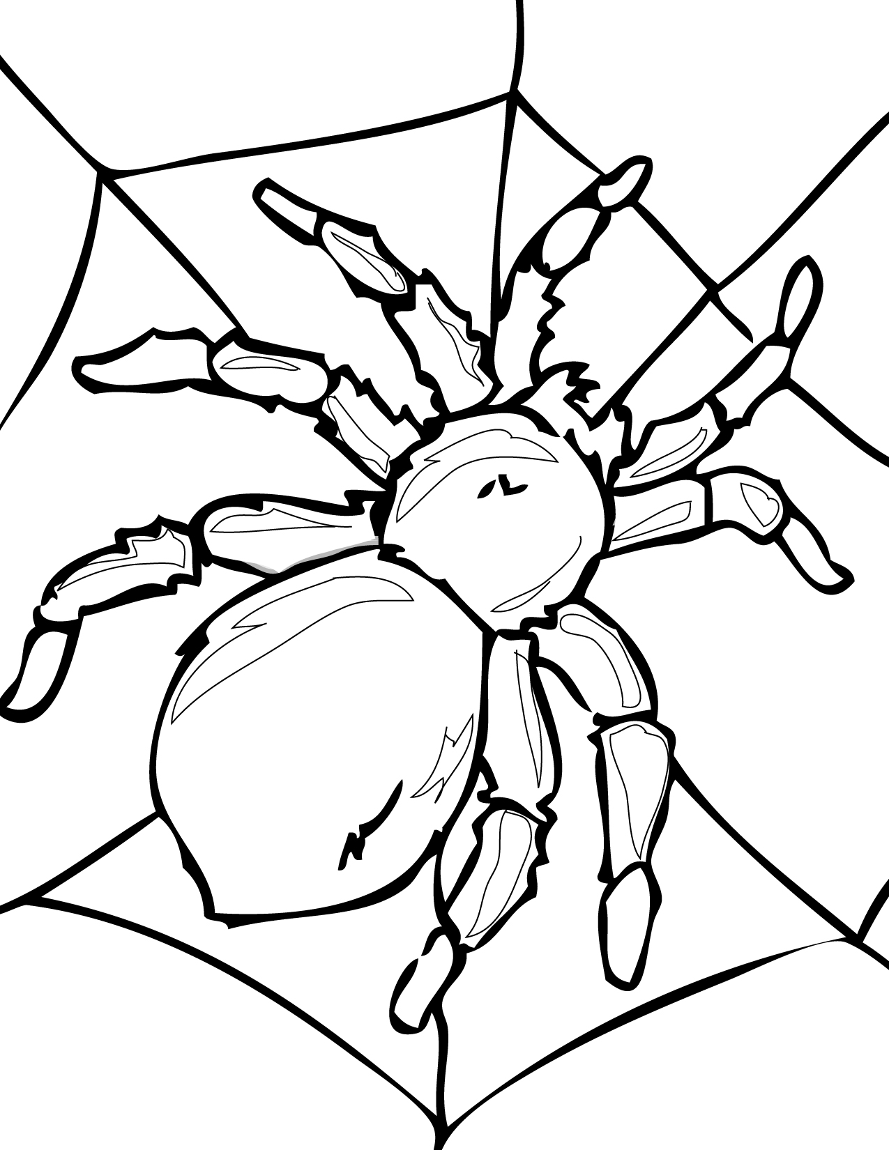 Spider Coloring Picture 9