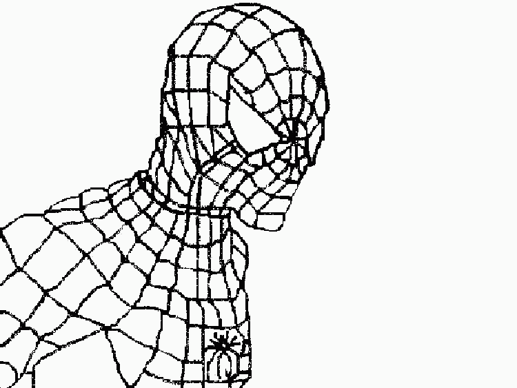 Spiderman Coloring Picture 1