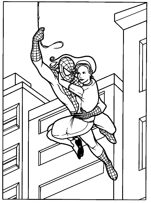 Spiderman Coloring Picture 11