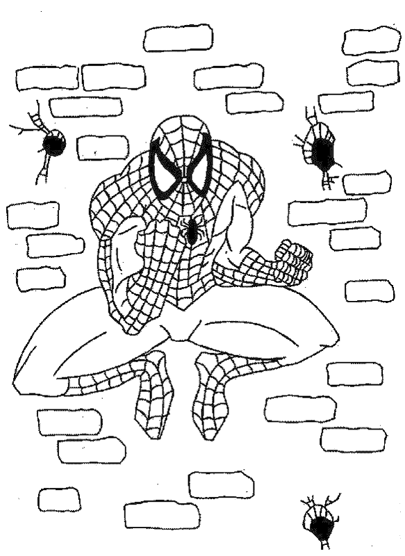 Spiderman Coloring Picture 2